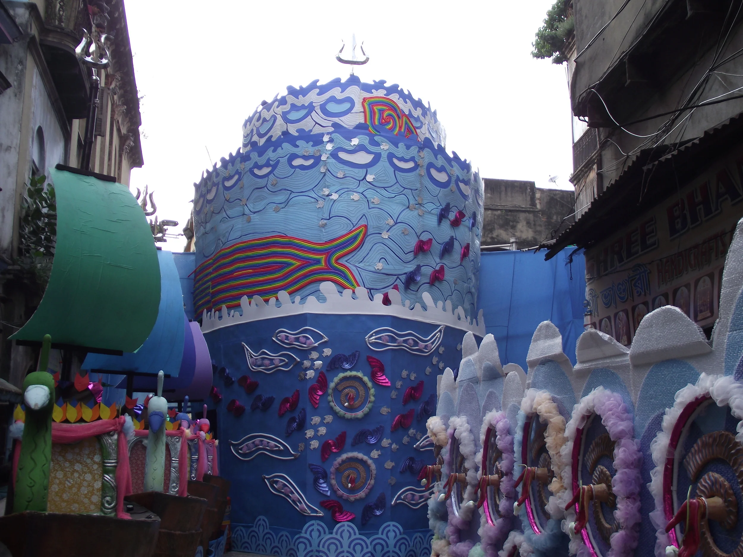  Epicentre where lies all the turbulence and Durga taking the centrestage to keep things in control. 