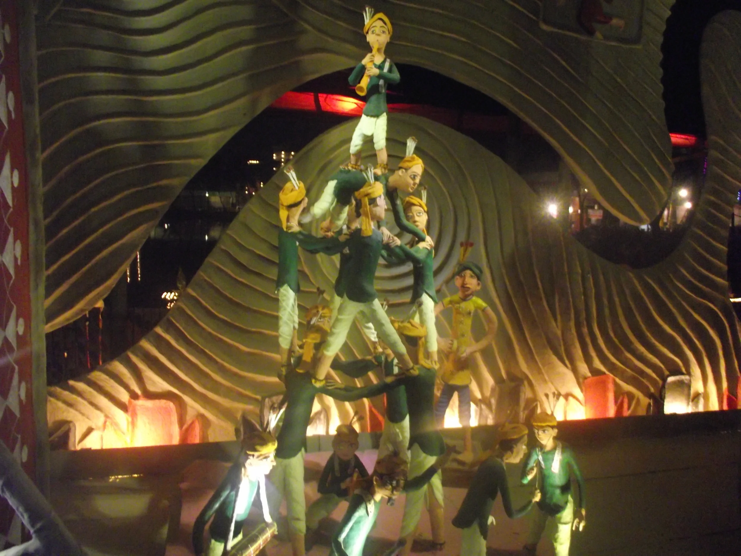  Happy people busy in their celebration of festivals... 