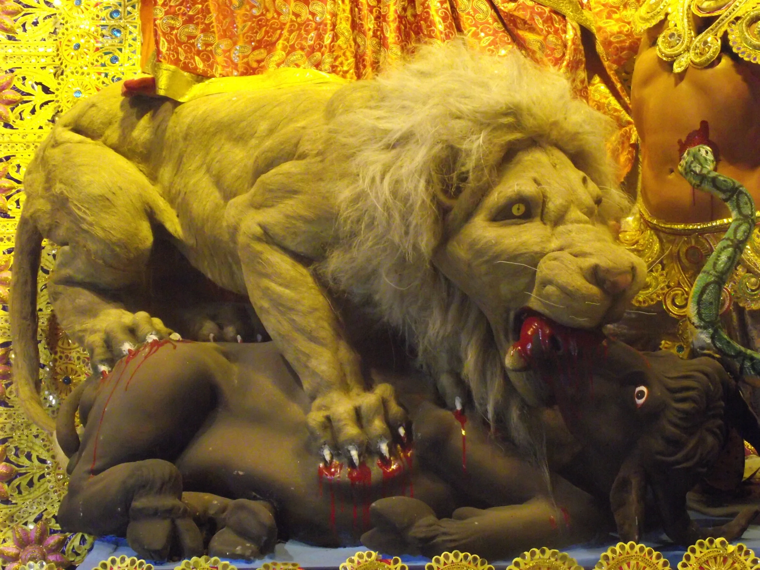  The angry lion bringing the asura out! 