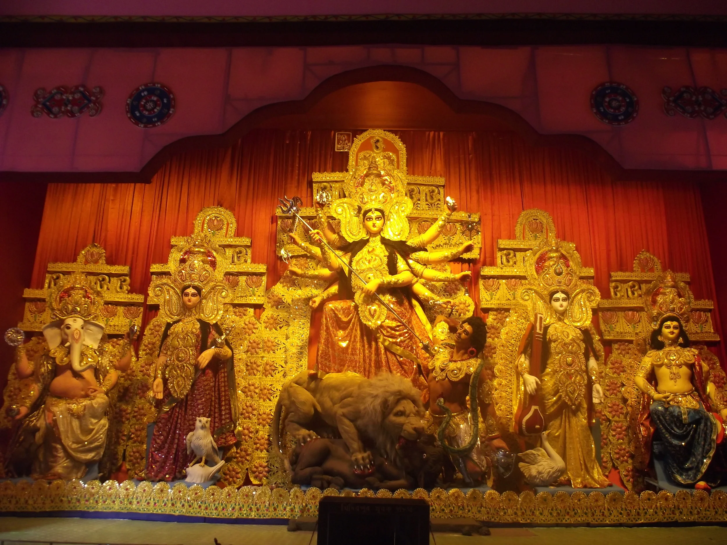  Maa Durga in her full avatar... 