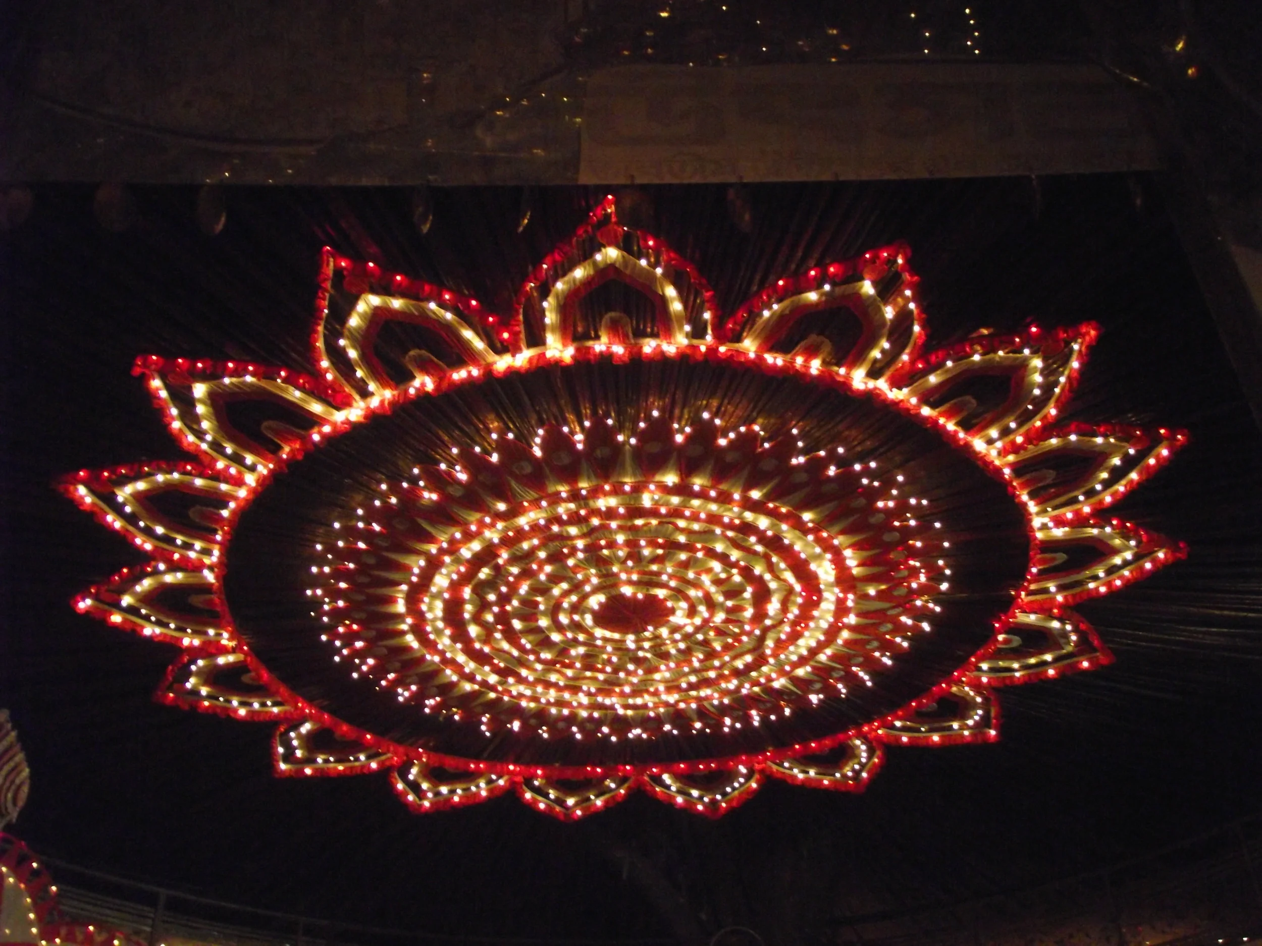  The ceilings had such magical lights... 