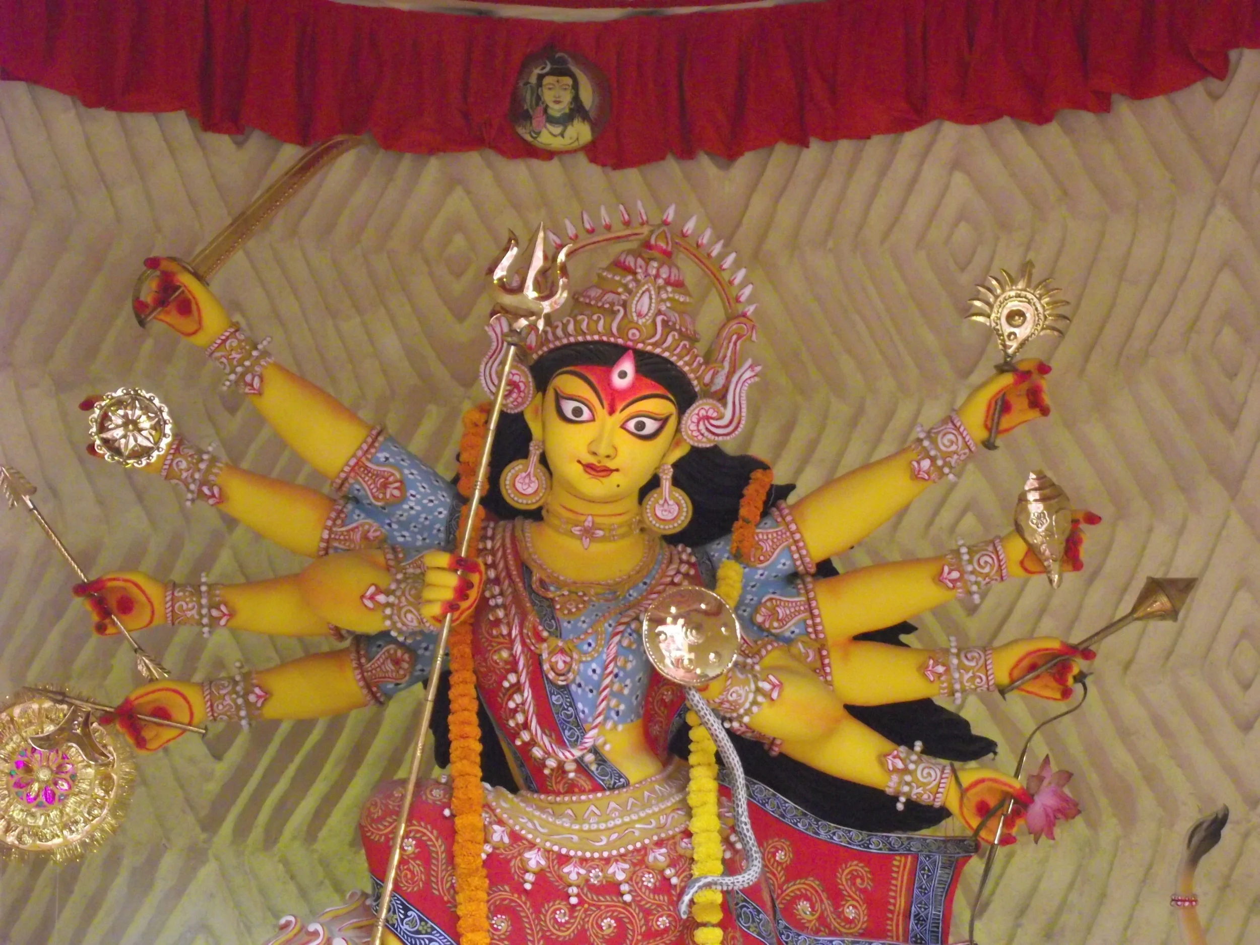  The idol was created following the Raghurajpur gharana 