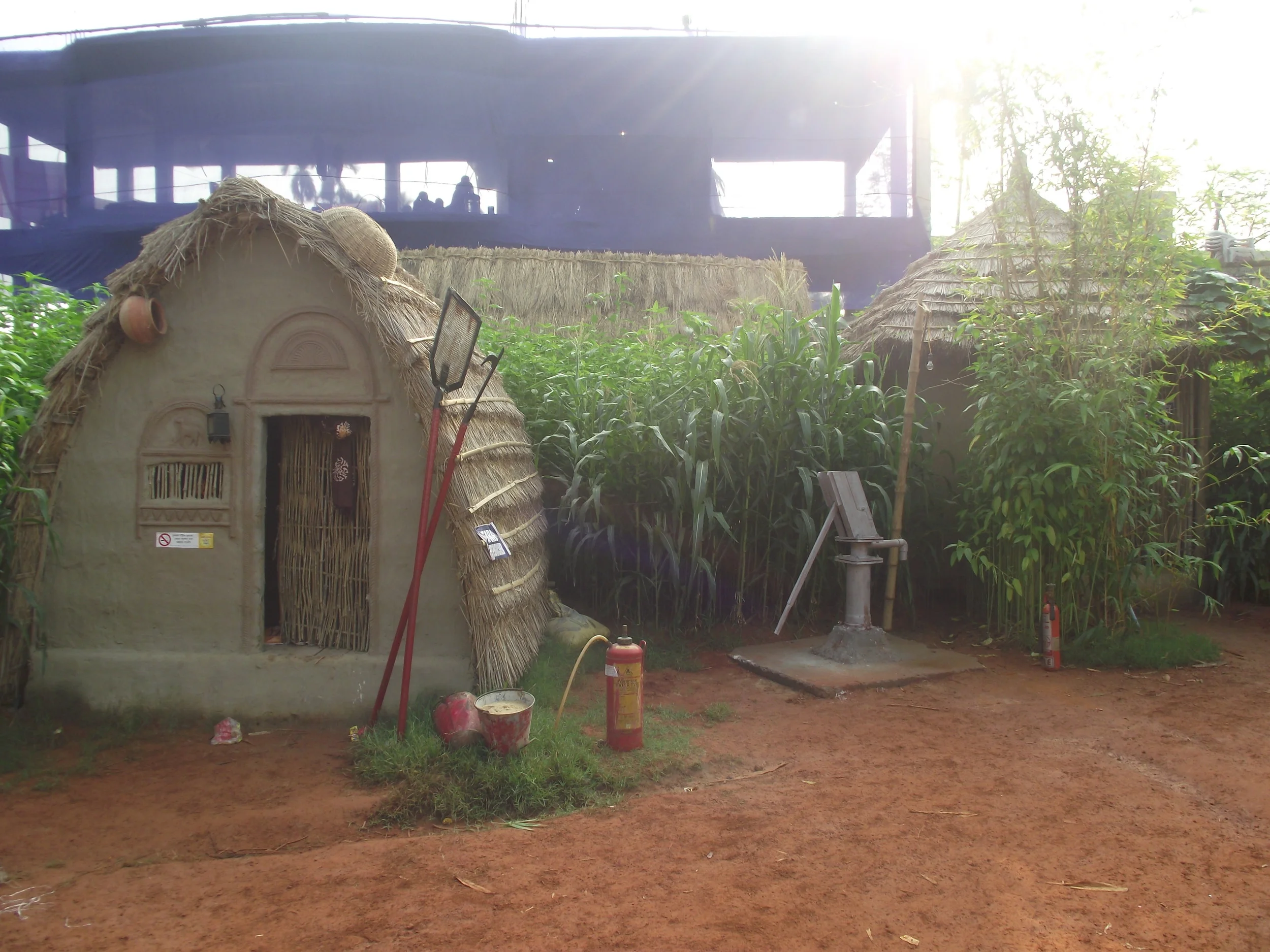  Look at the neat and clean arrangement of the village premises... 