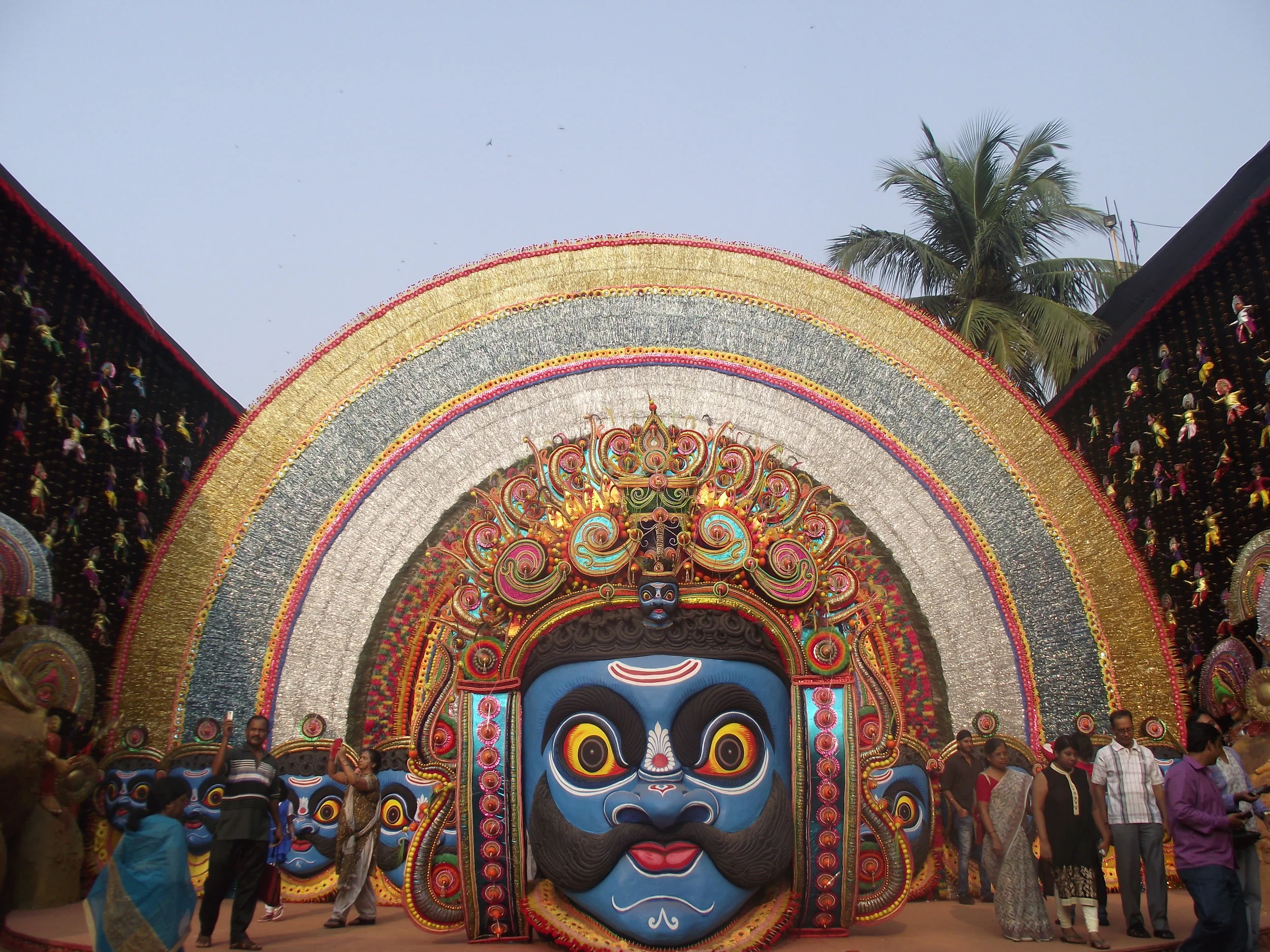  Spectator busy clicking photos in front of this brilliance. 