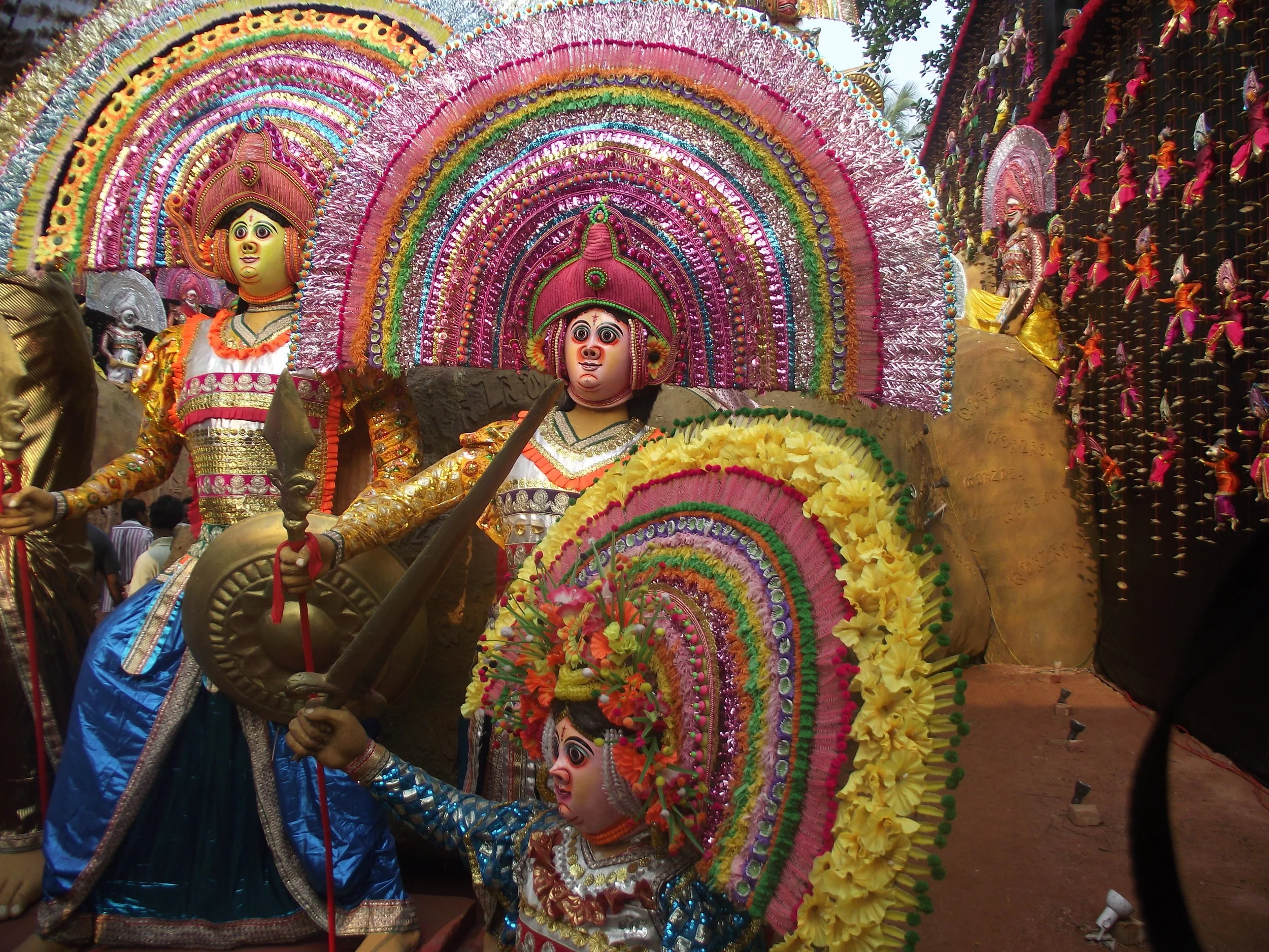  Demolition of Ravana was inevitable in the Chaau representation of Ramayana in the premises of Ajeya Sanghati 