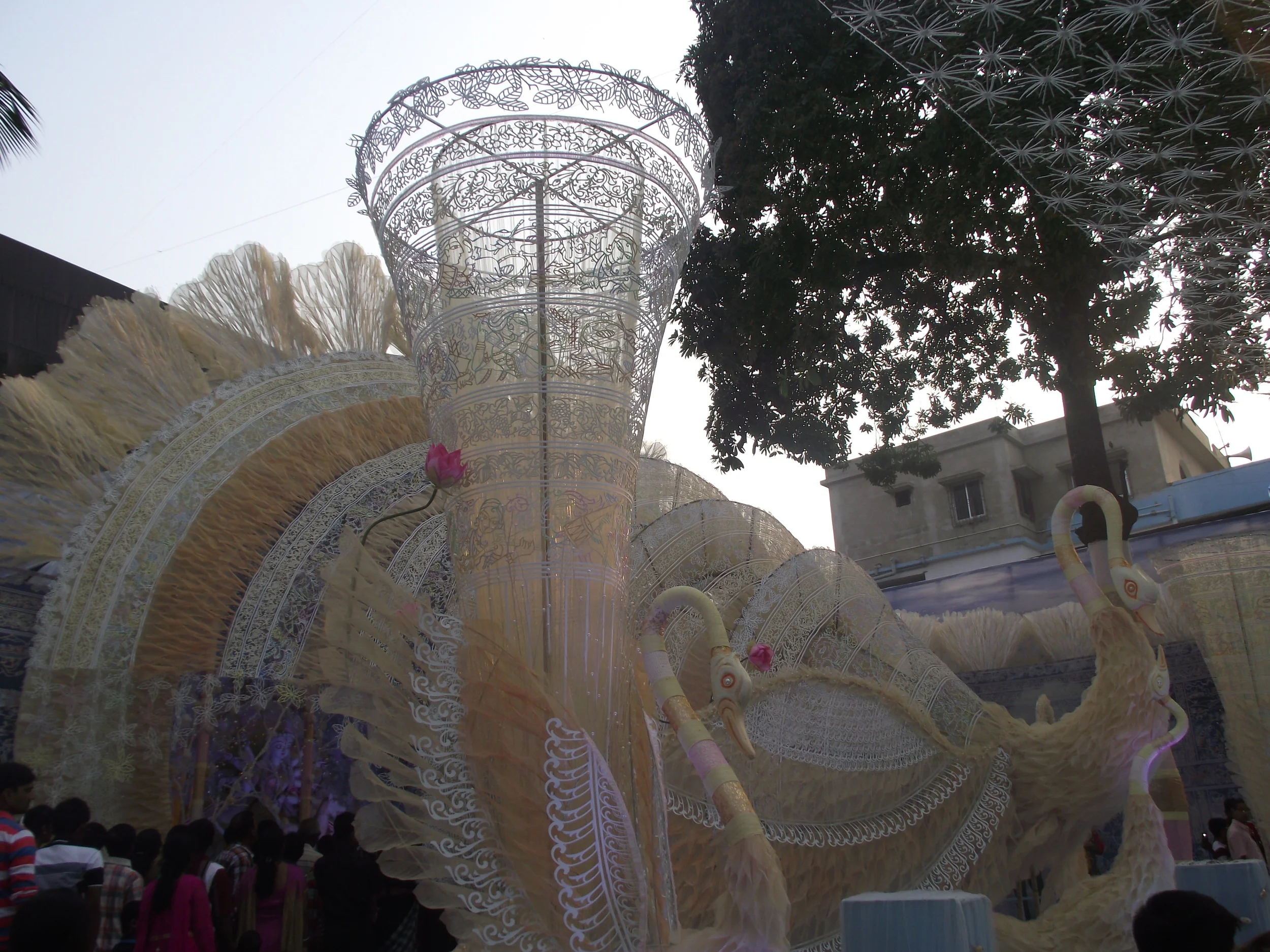  The entrance to 41 Pally premises from a distance. In early morning this place was looking magical. 