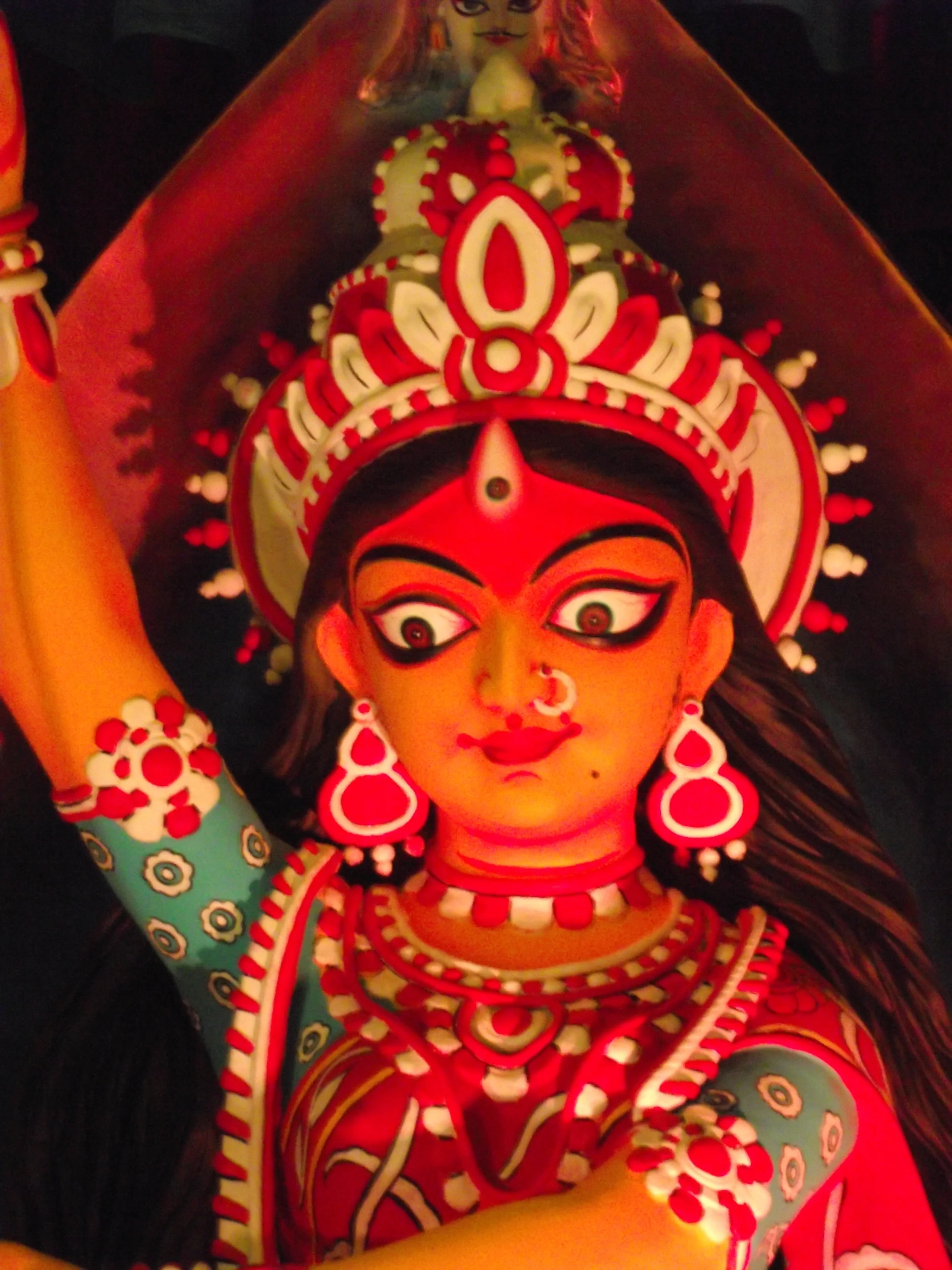  Angry red look of Maa Durga - Durgatinashini 
