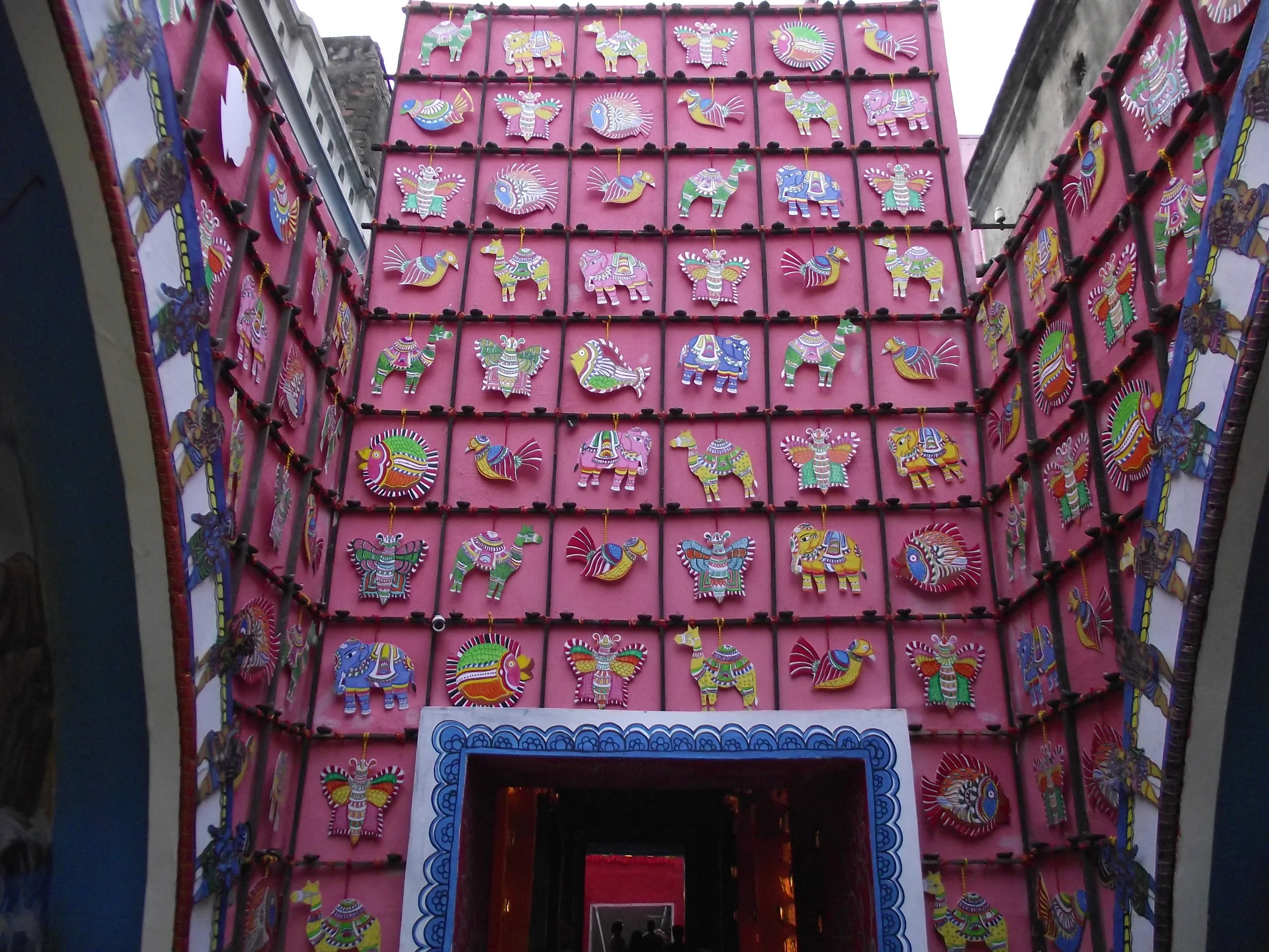  Symbols of life depicted in Raghurajpur style and in a geometric distribution... 