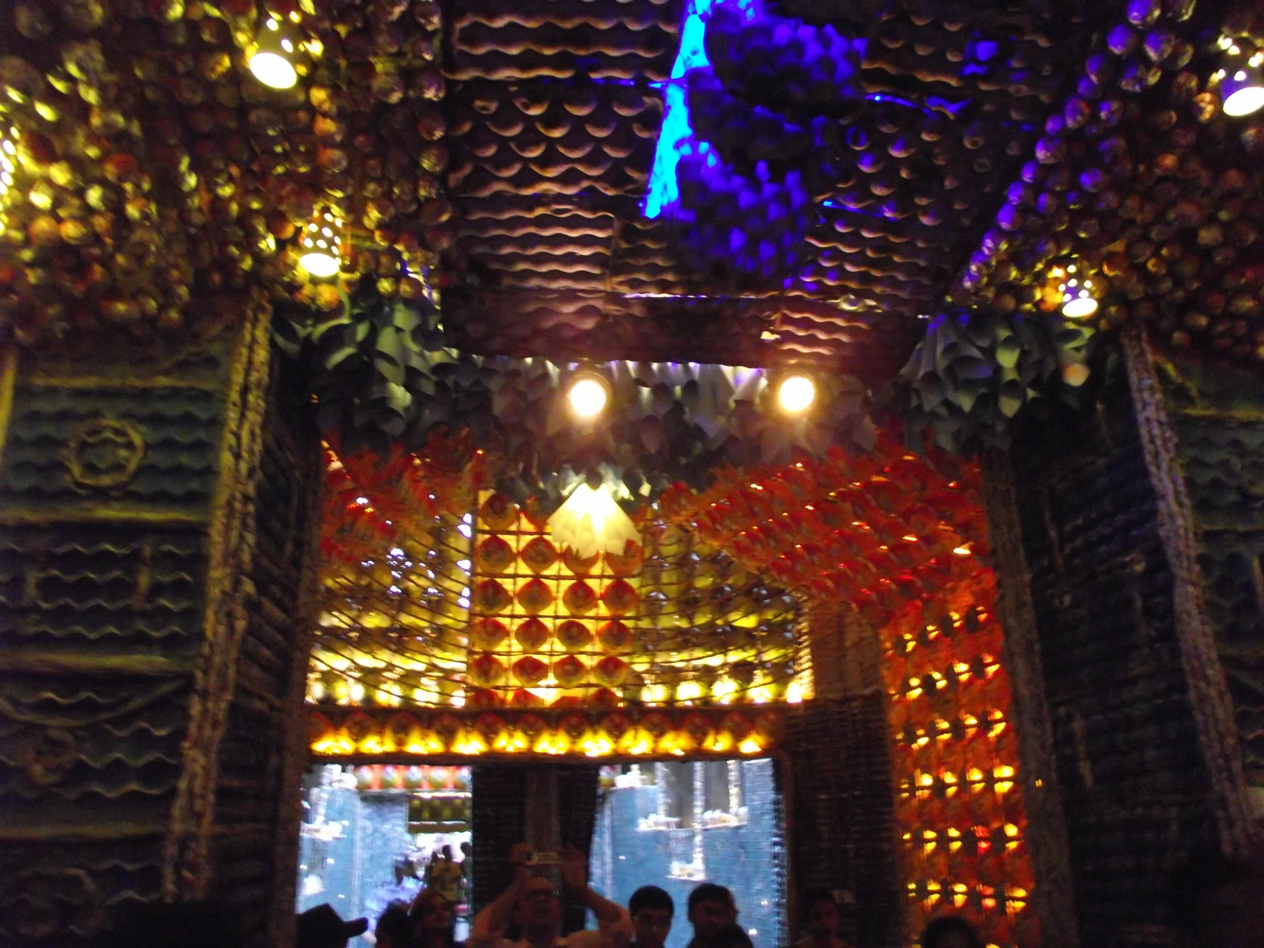  The depth of papier-mache art was very high in every section of the pandal. And along with that right shades of light were used. 