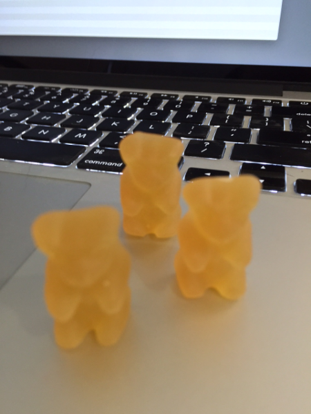 Ginger bears. Jelly babies for those who REALLY like ginger.