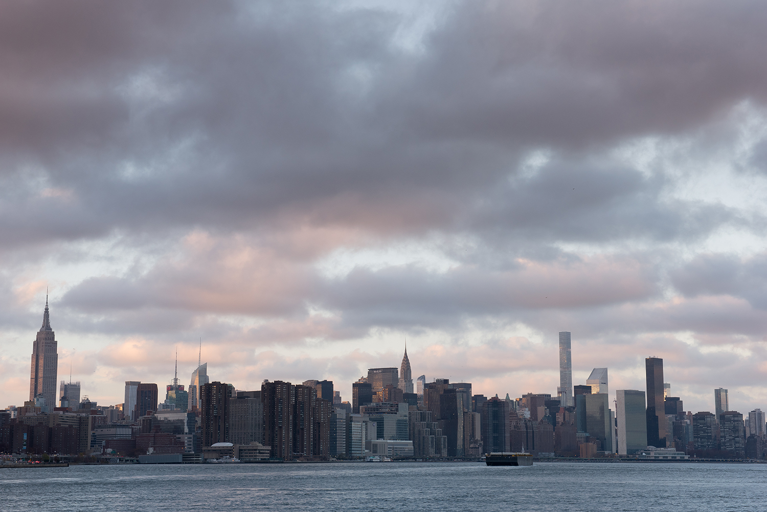 View of Midtown as seen from Williamsburg, Brooklyn, NYC.