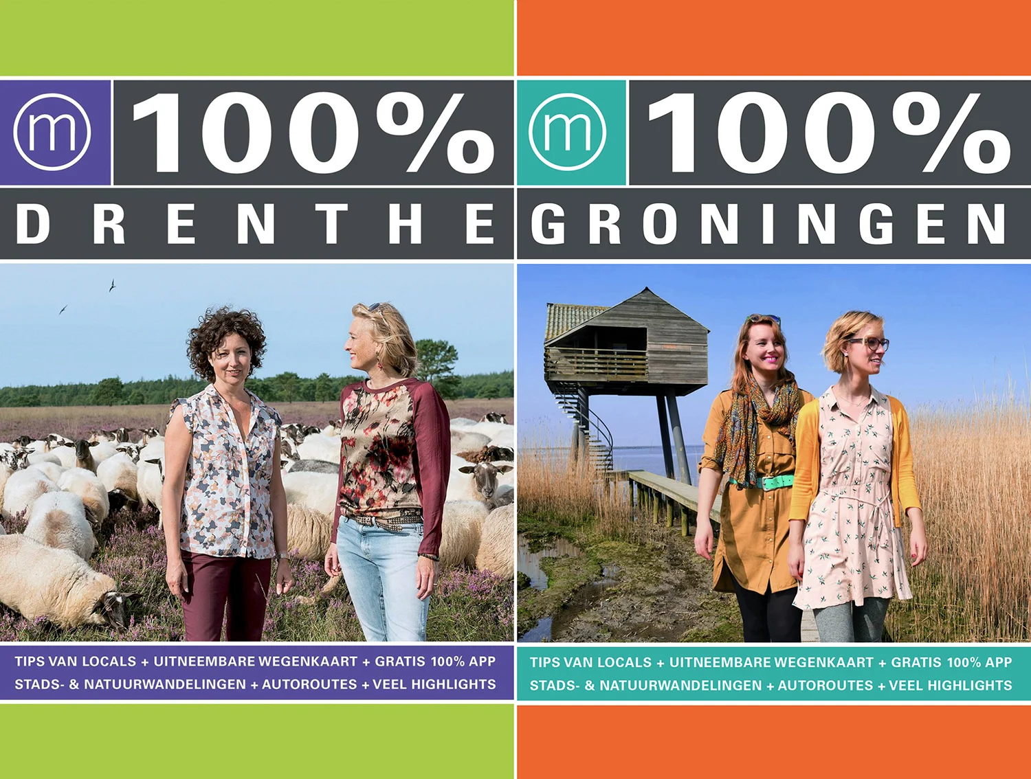 All photography for the regional guidebooks 1 00% Drenthe and 100% Groningen by Dutch publisher mo'media, als well as copy editing of 100% Groningen .