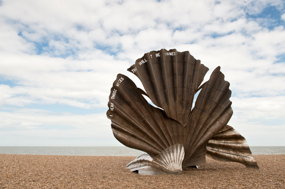 At the seaside in Suffolk