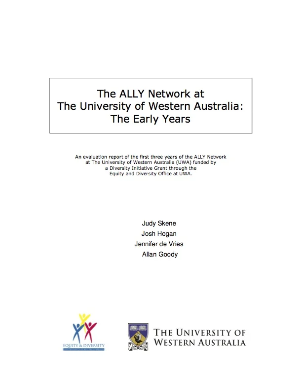 The ALLY Network at The University of Western Australia: The Early Years