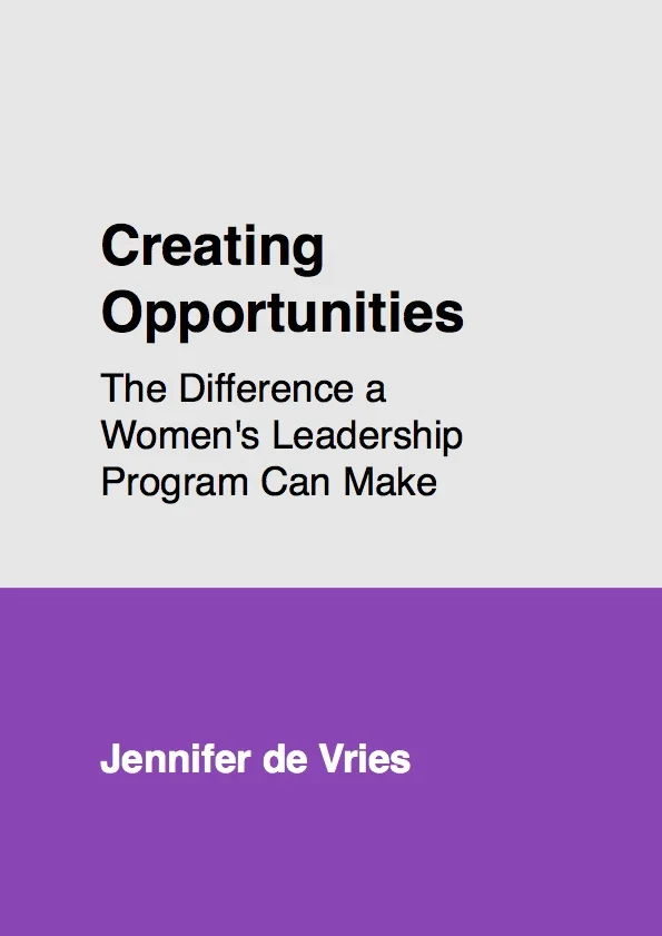 Creating Opportunities: The Difference a Women's Leadership Program Can Make