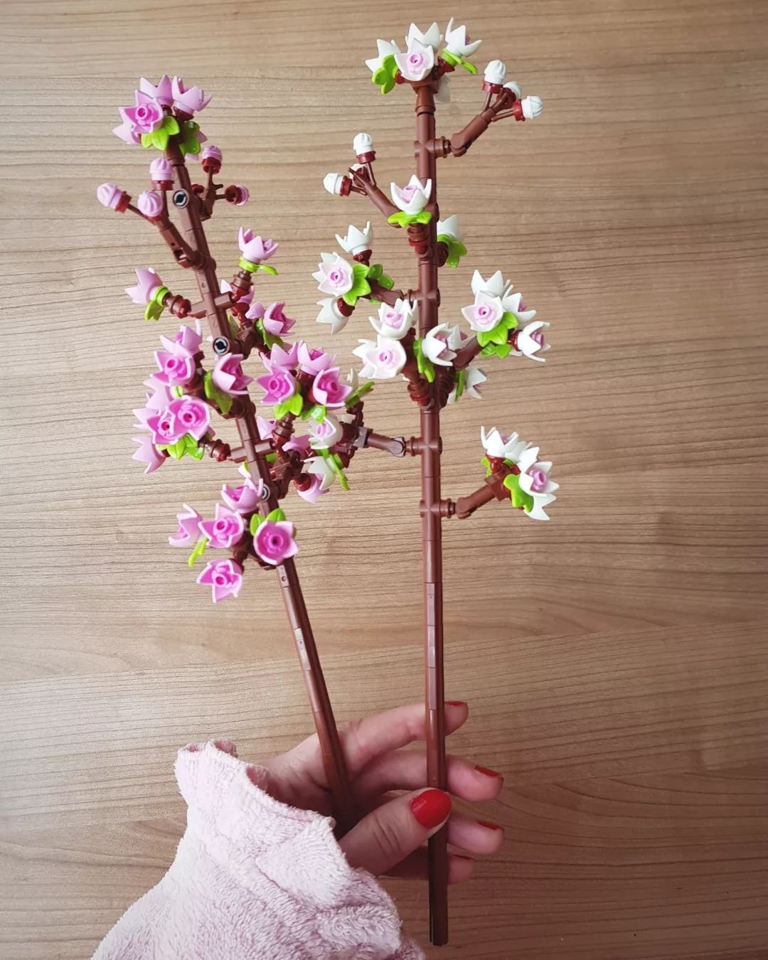 Sunday afternoon. 🌧 Sakura LEGO flowers. 🌸 

#sunday #lego #legoflowers #sakura #cherryblossoms #mobach #ceramics #mobachvase #passingtime