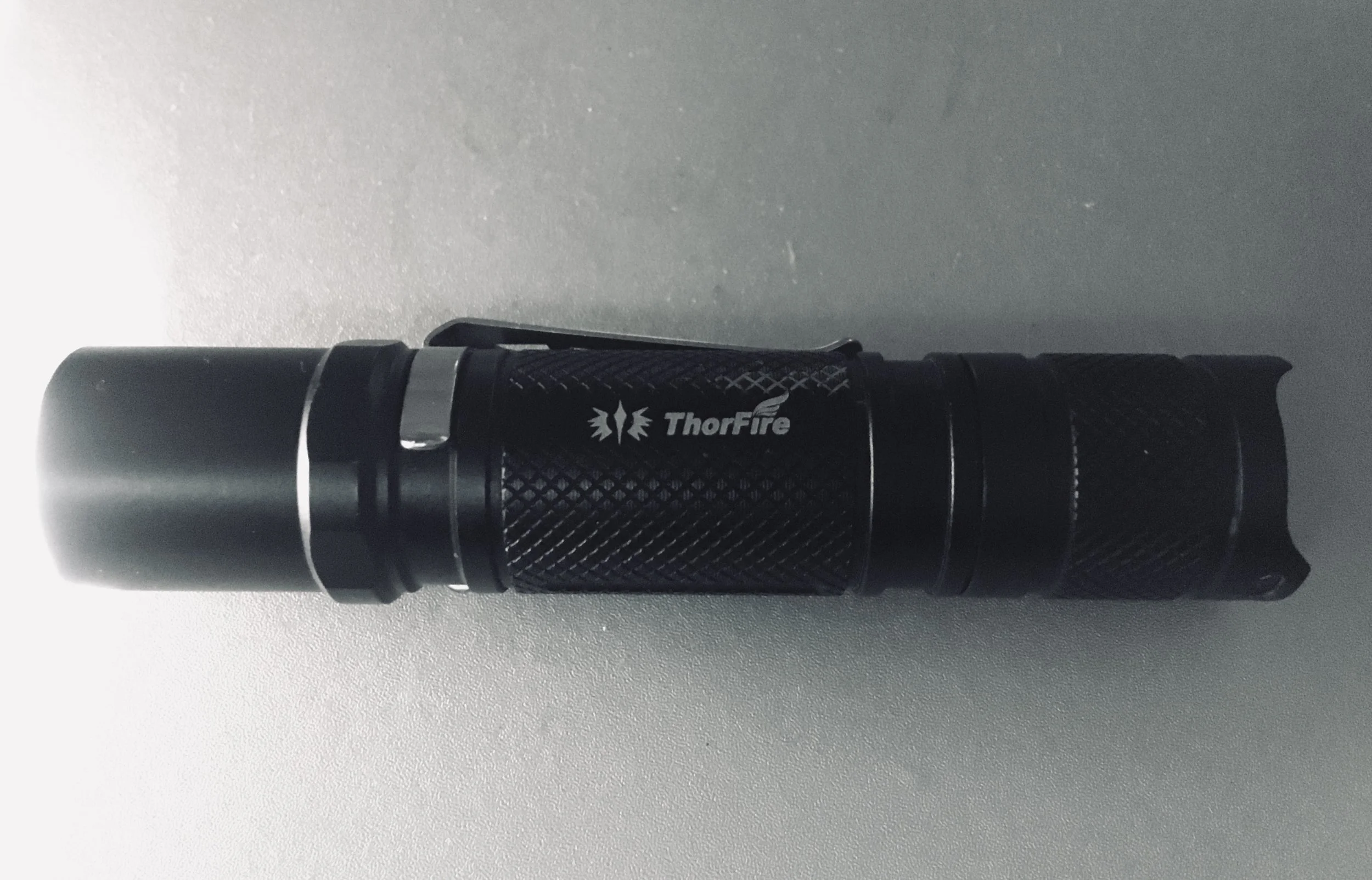 BW photo of Thorfire TG06S (illuminated)