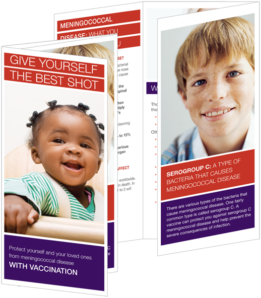  Print material and website refresh for Menjugate, a meningitis vaccine sold in Europe 