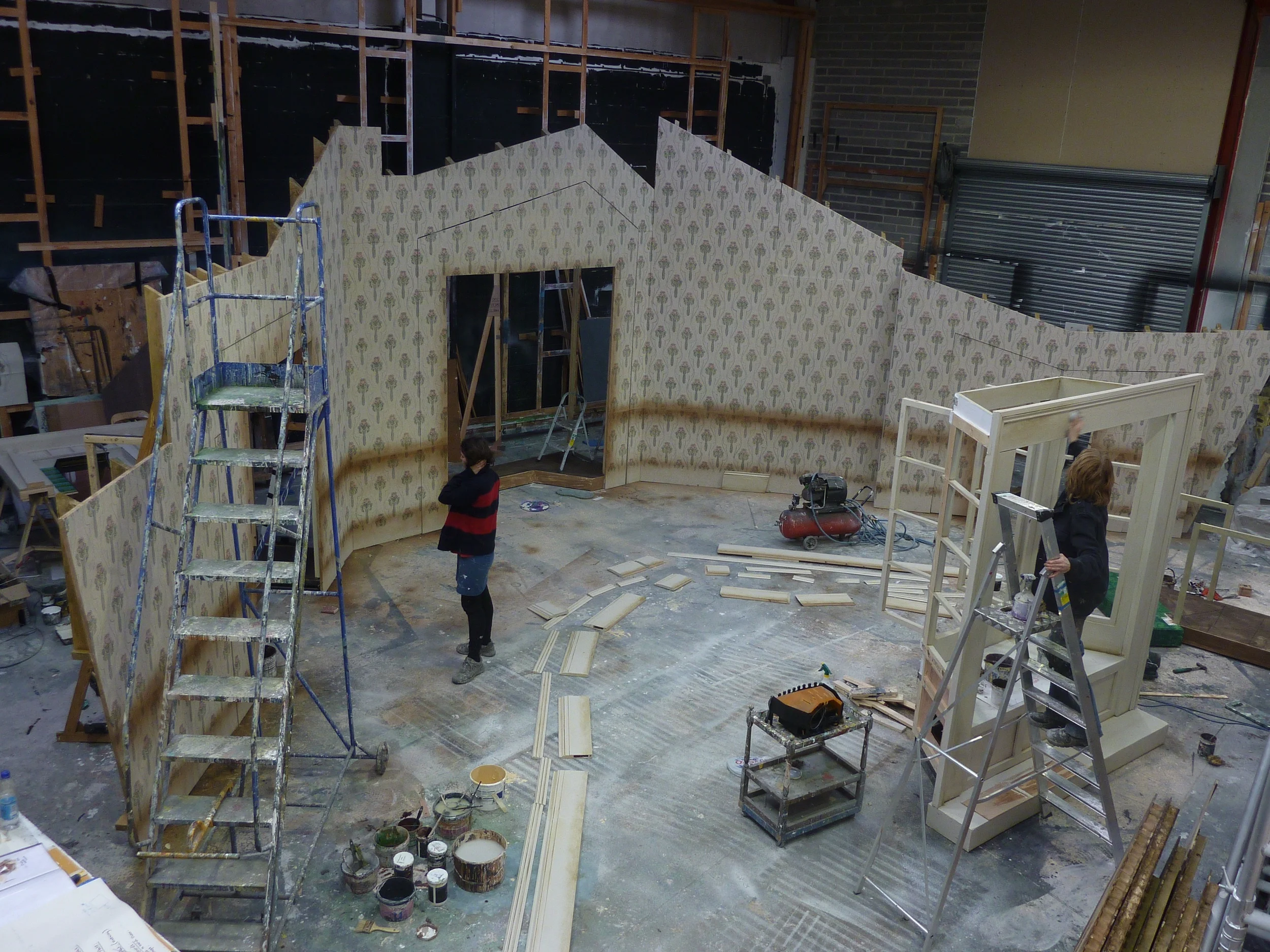 The making of Time and the Conways at the workshop for Bristol Old Vic Theatre School