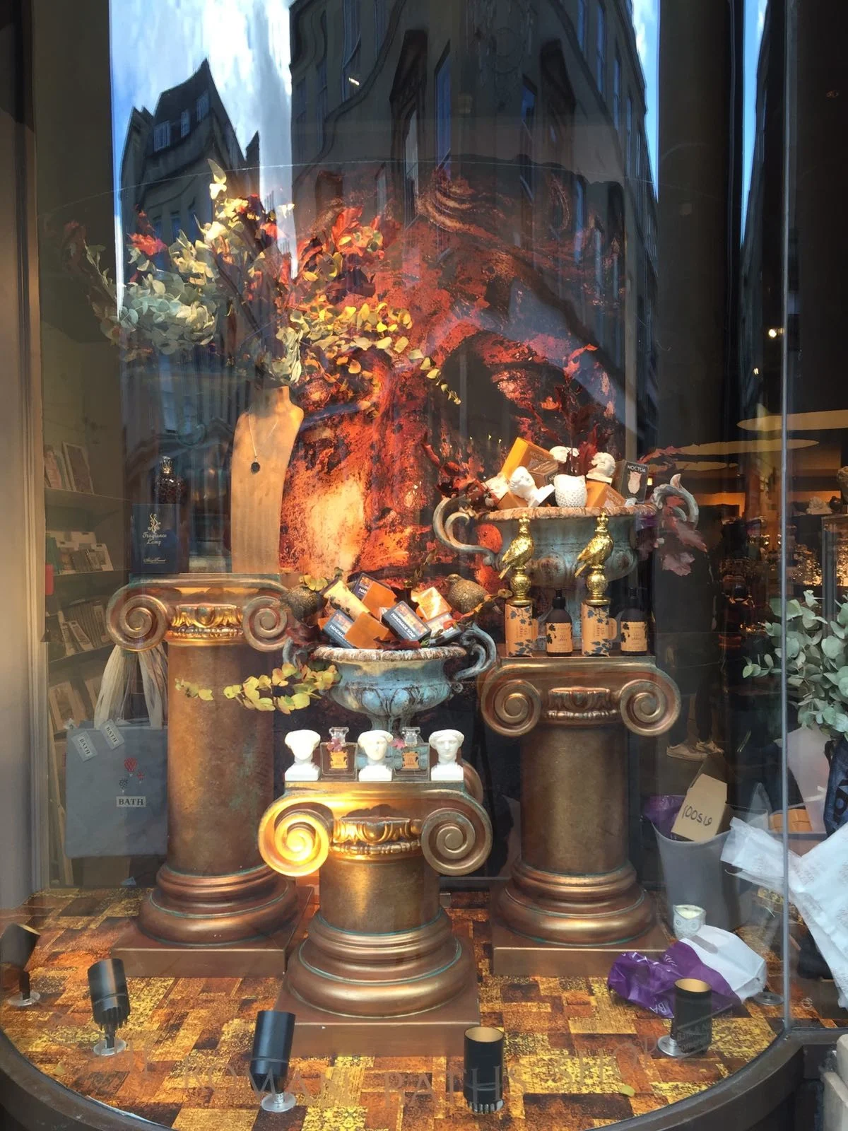Roman Baths, Christmas Shop Window Display