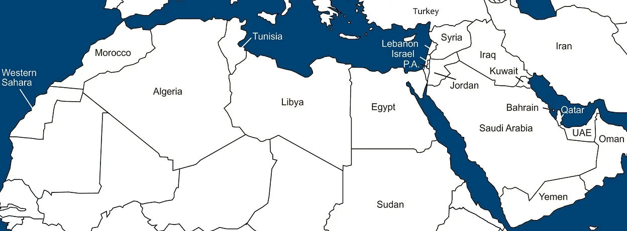 Middle East map