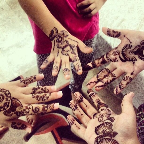 Eid Preparation with Henna