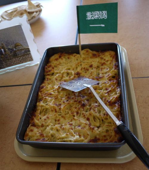 Macorona bil Bechemel of Saudi Arabia, a crowd favorite. (Photo: Monica Ma/ UCLA)