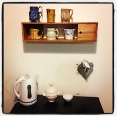 A view of the "kitchen"
