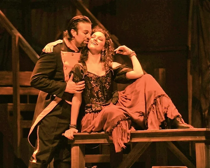 As Don José with Sandra Piques-Eddy