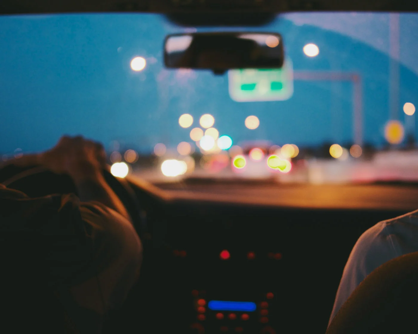 This photo was safely taken from the backseat of a car.