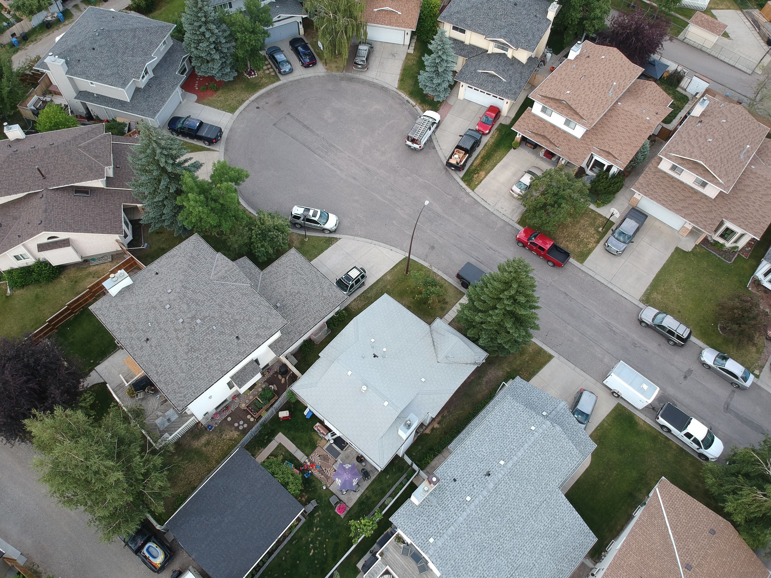  I have a long way to go in aerial photography but I'm enjoying the learning process. This is the street where I grew up. I'm really interested in how a simple change in elevation made a familiar place brand new again.&nbsp; 