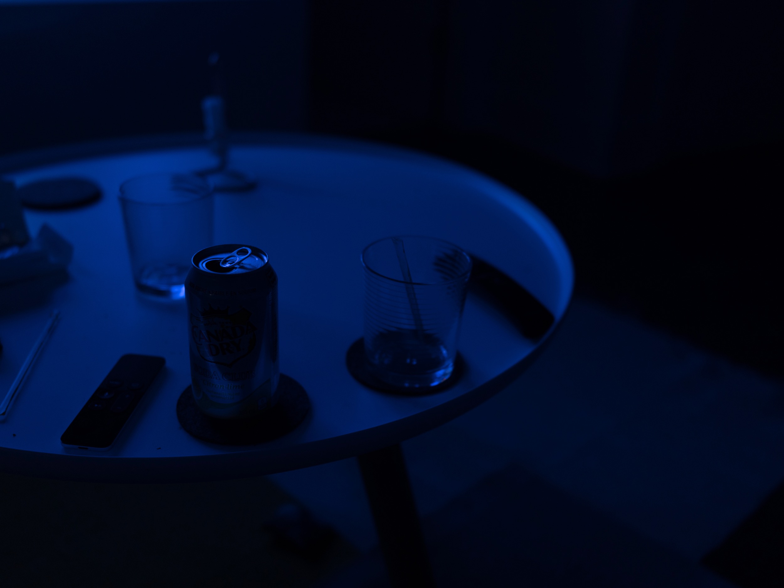 I missed my chance for a photo this day but I still carried my camera around the house in the evening looking for a photo. The light from the TV made for interesting addition to a common scene around the home. 