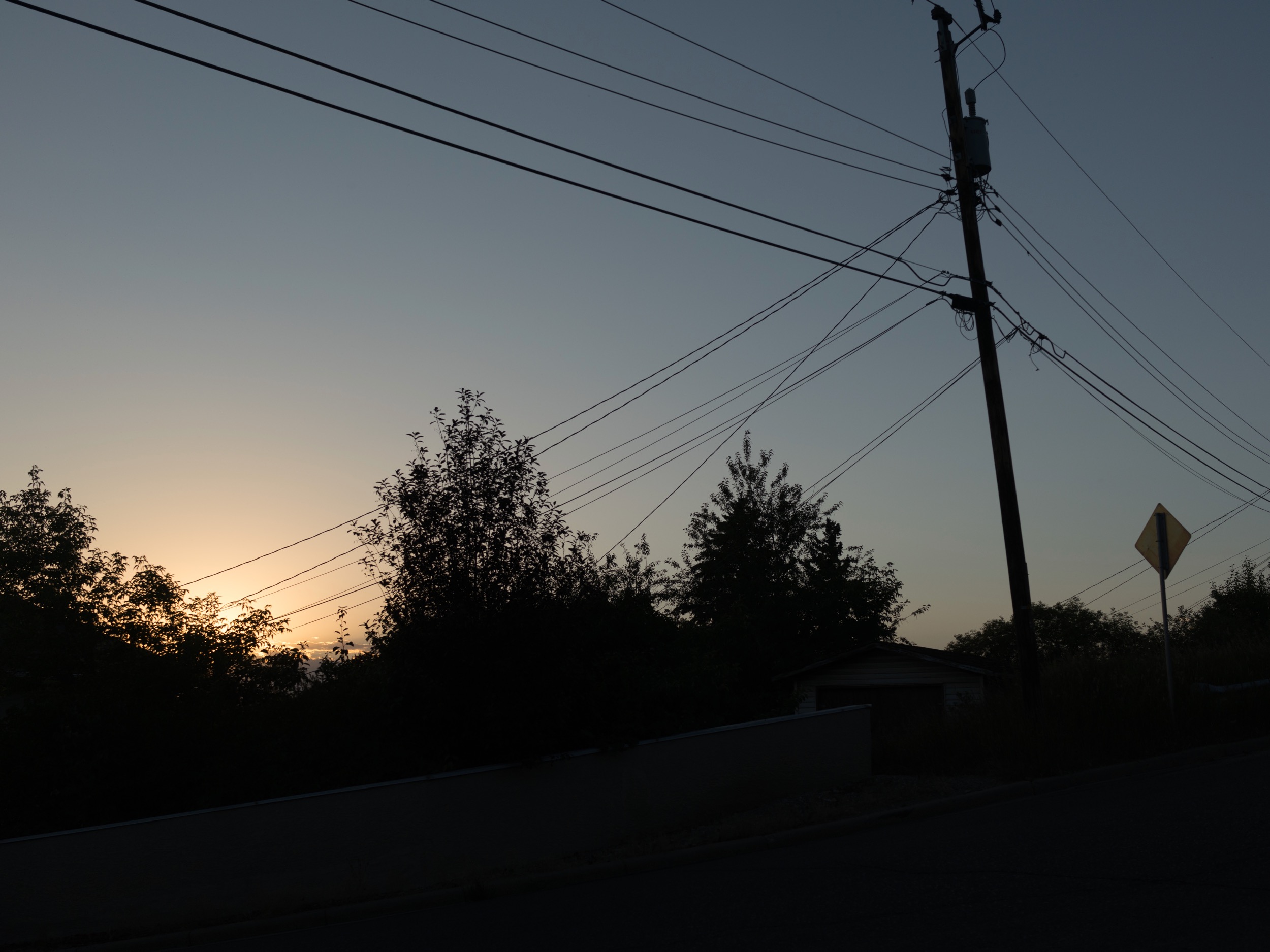  More silhouettes against a gradated sky. These photos don't mean much as one-offs, but they work well in a series of related images.&nbsp; 