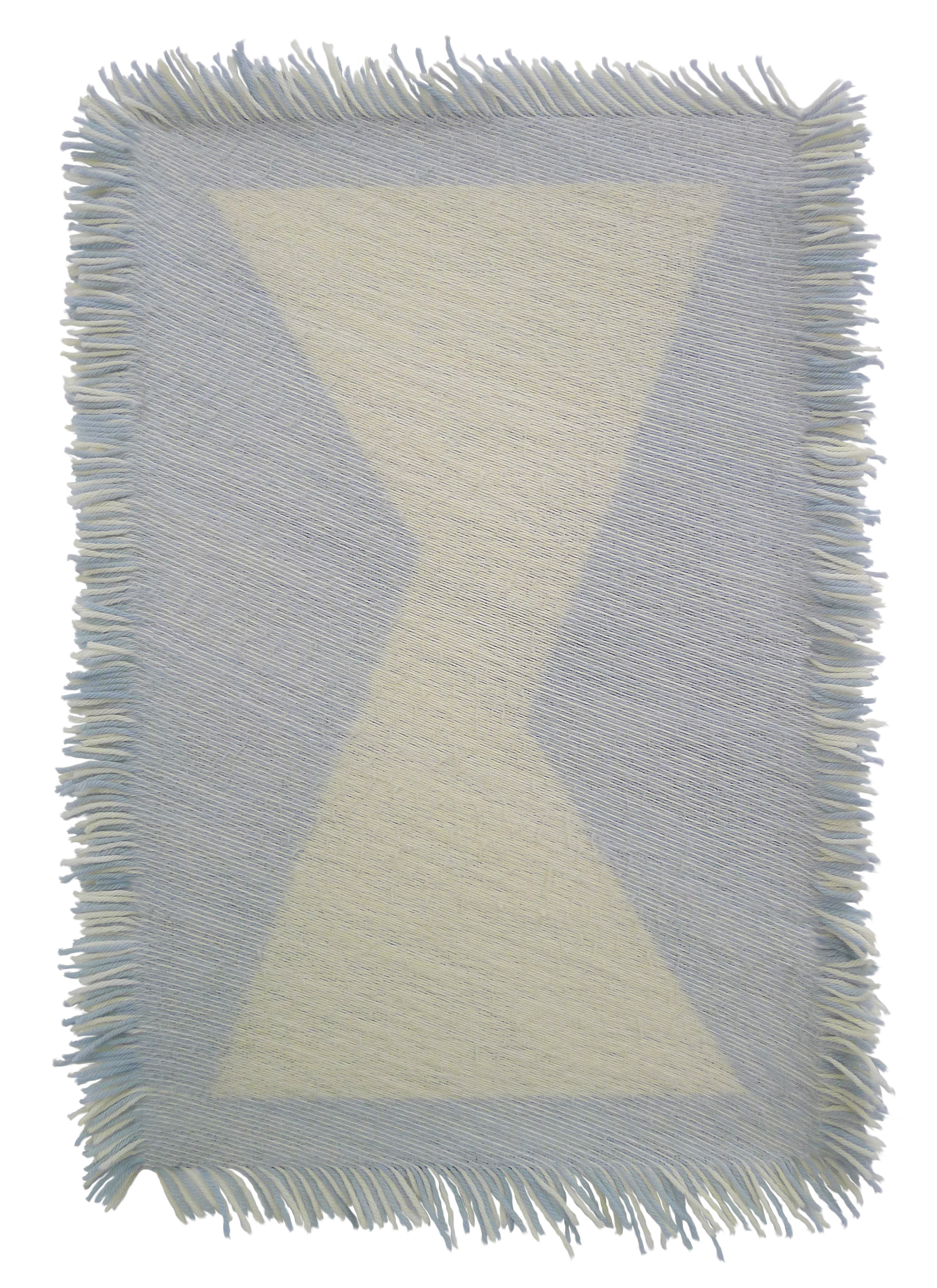 Stack • bleached wool on velcro • 24 x 17 inches • 61 x 43 cm • 2017