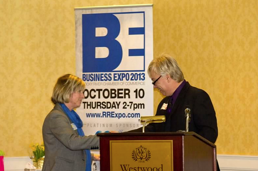 Here's George presenting at the Rocky River Chamber of Commerce 's March 28, 2013 Luncheon.
