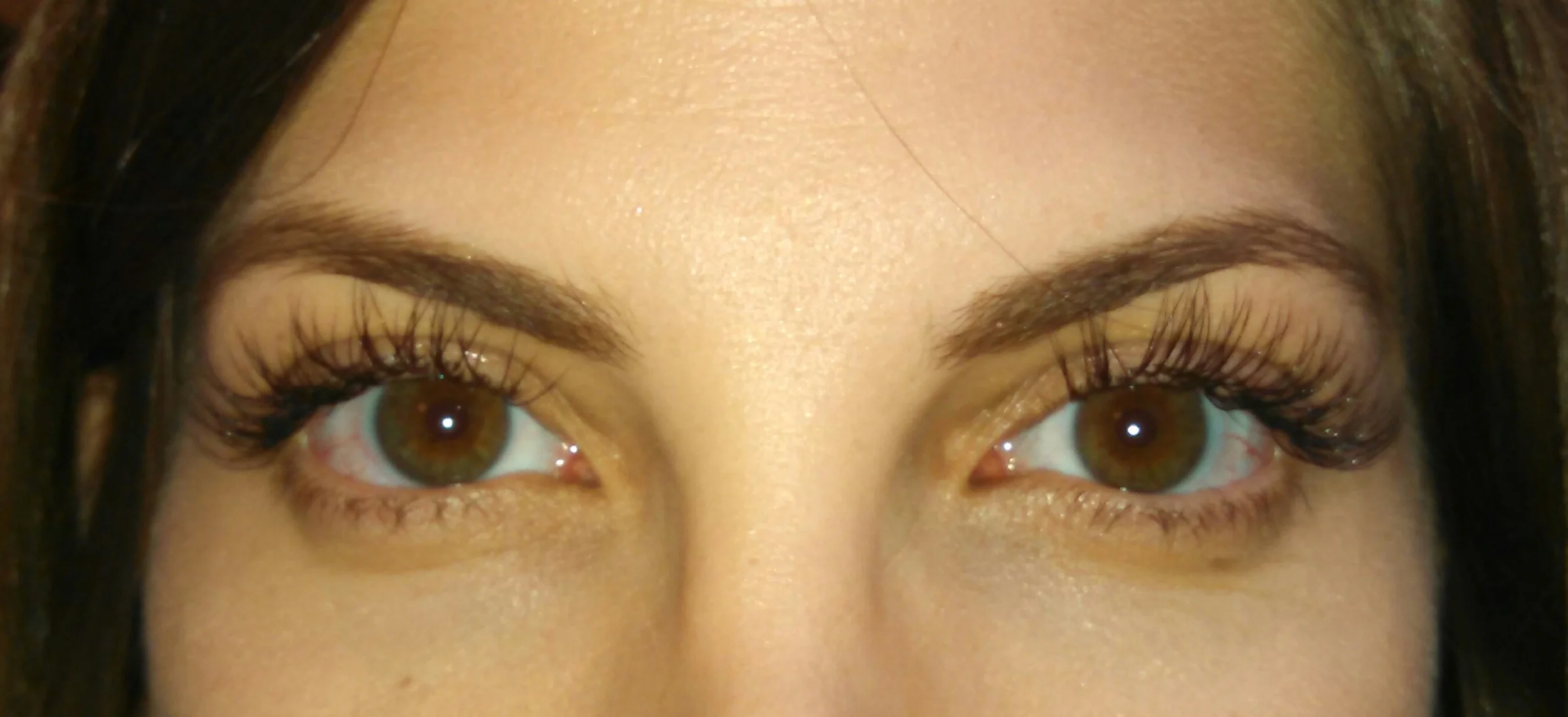 Before and After Eyelashes by Kate