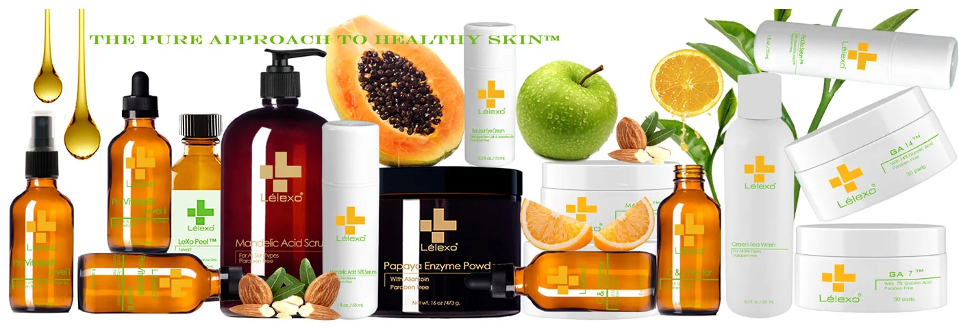 Clients with problem skin can expect to see results with Lelexo products.
