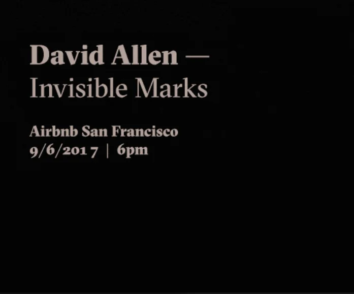 Invisible Marks
