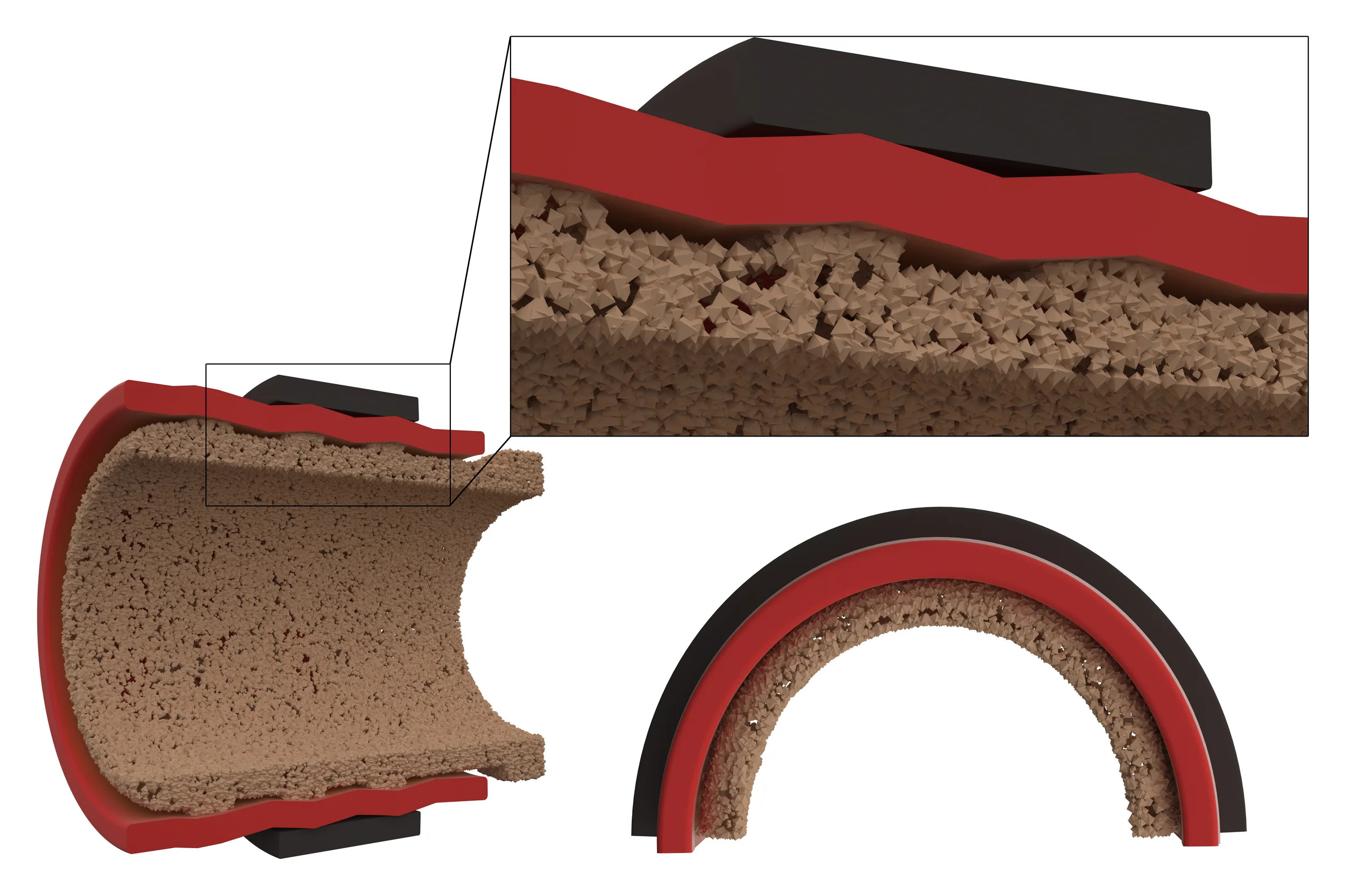 Trial graphic created to articulate pipe erosion due to chemical abrasion.