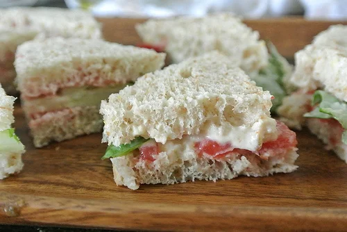 tomato-basil tea sandwich with corn-peach creme.jpg