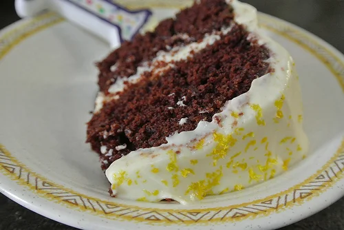 chocolate layer cake with mimosa creamsicle frosting slice detail.jpg