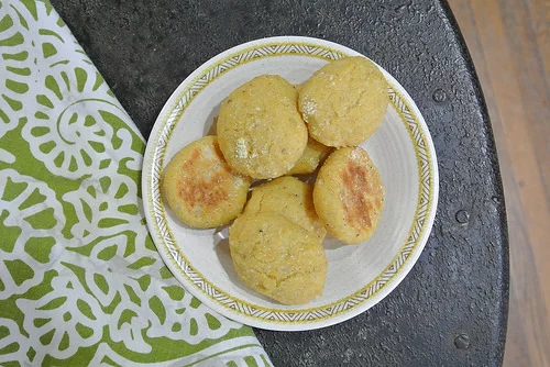baked yeast hush puppies table.jpg