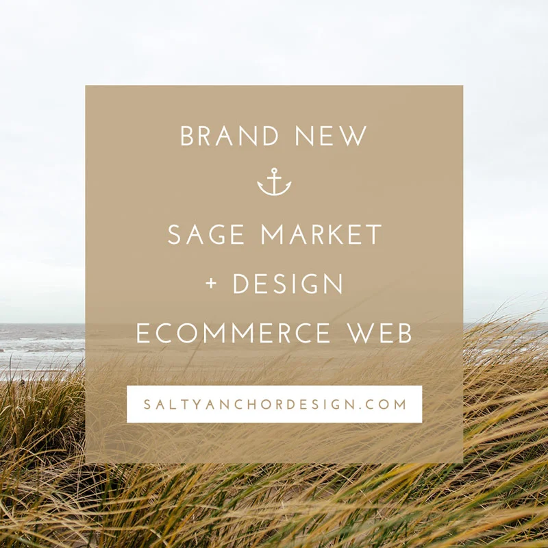 Brand New / Sage Market + Design eCommerce Website