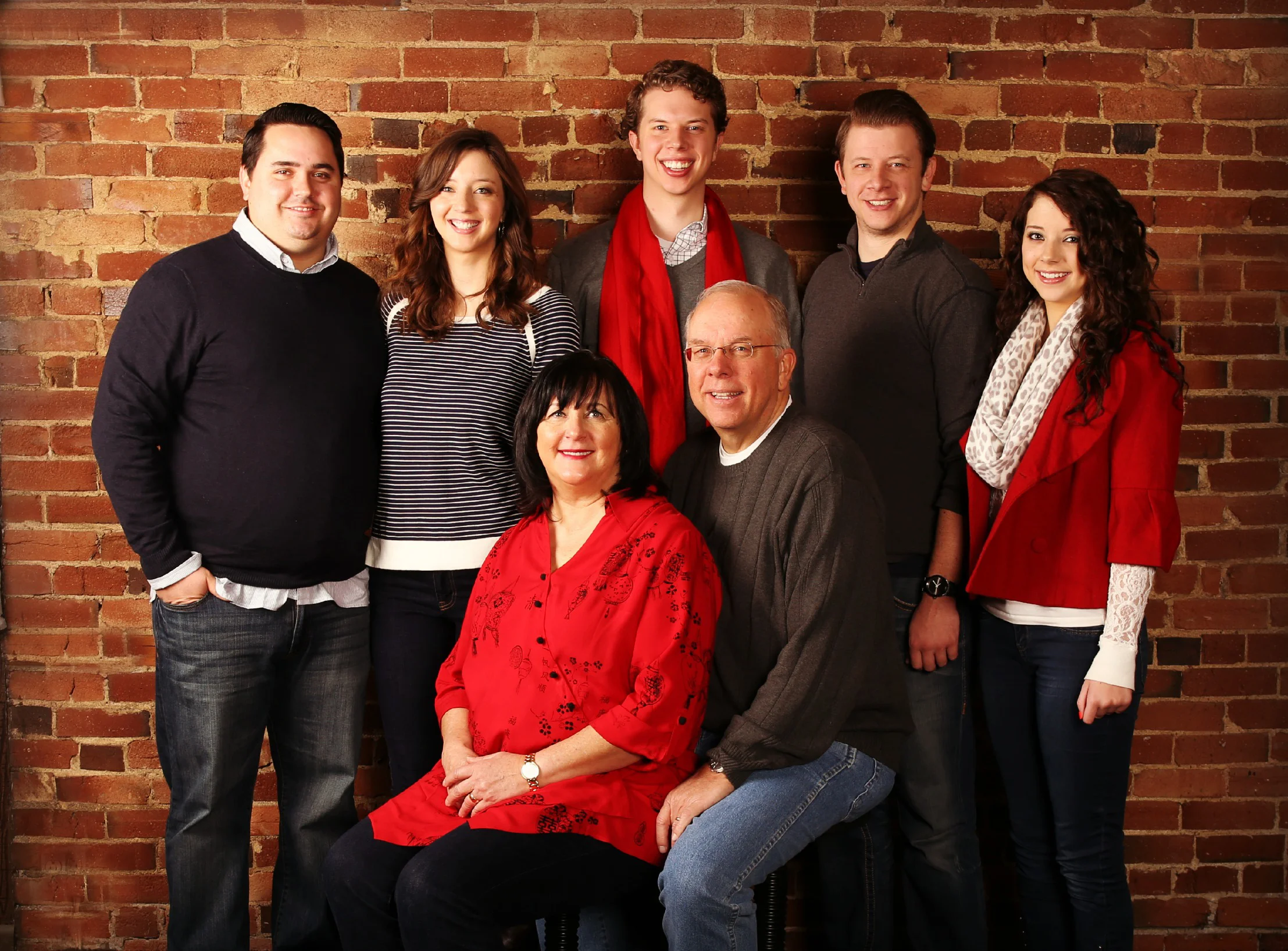 Bountiful Portrait studio photography, Large family studio portraits