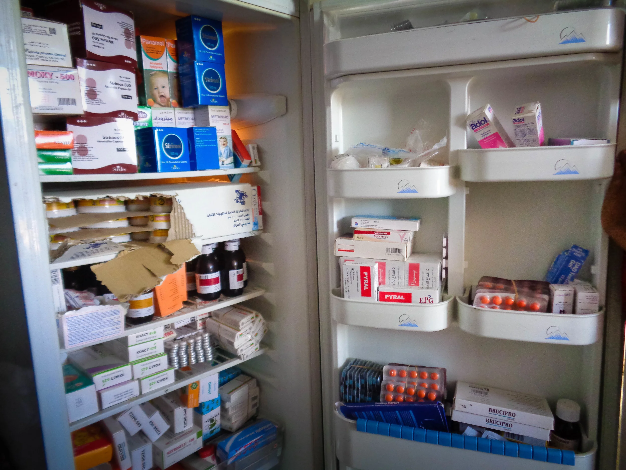 Medicine supplies are also insufficient, and in many cases, there are no doctors to distribute them. 