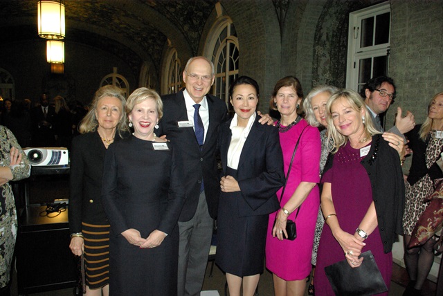 Hadassah Lieberman, RI Board Member Lisa Barry, RI Board Member Michael Hawkins, Ann Curry, Robin Jeffrey, Arline Eltzroth, and RI's Washington Circle Chair Mariella Trager