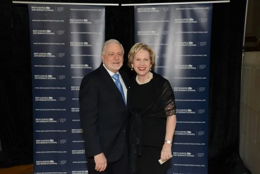 James Gale and RI Board Member Lisa Barry