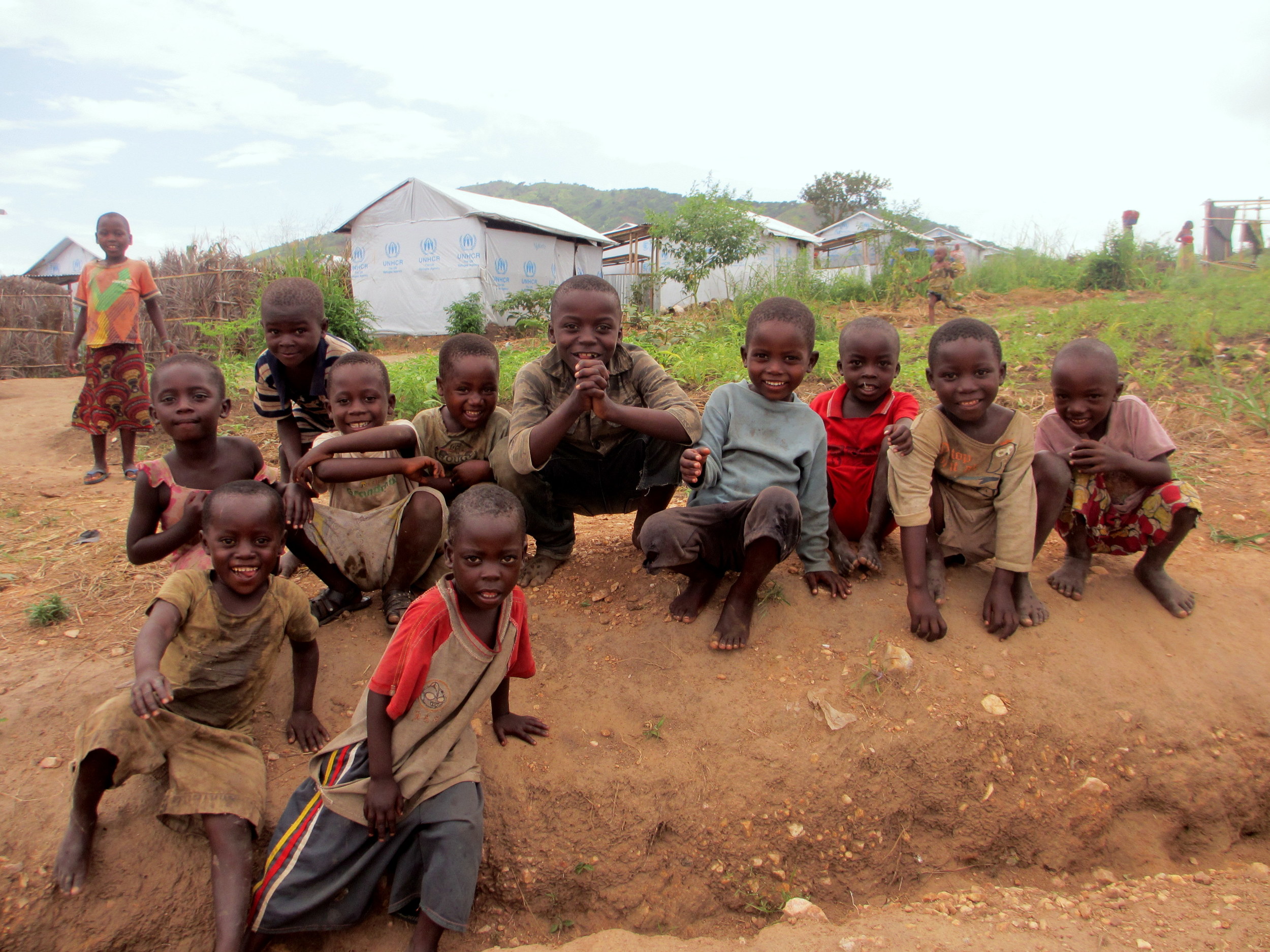 Thousands of refugee children live at the Lusenda site in Fizi territory, South Kivu.