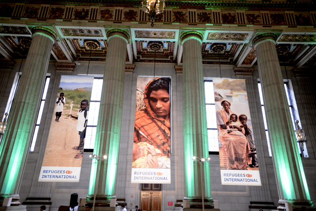 Refugees International held its annual fundraising dinner on April 26 at the Mellon Auditorium. The group started in 1979 as a citizens’ movement to protect Indochinese refugees. Since then, it has expanded to become a leading advocacy organization that provokes action from global leaders to resolve refugee crises. Photos: Refugees International