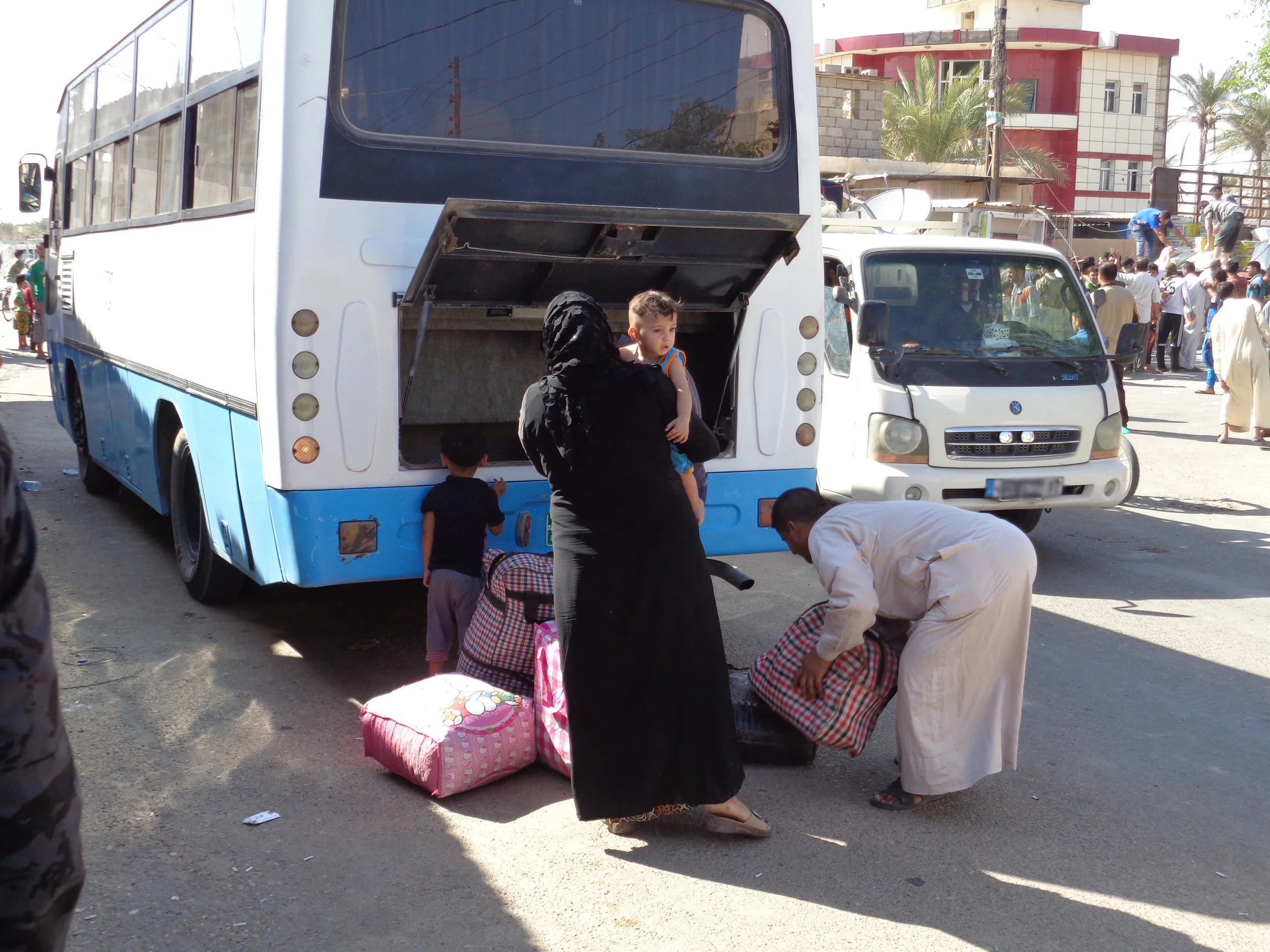 Despite the damage and the limited assistance, hundreds of families have tried to return to Anbar in the last three months. Some have been barred from returning because they can’t get security clearances. No one knows how many families across Iraq have been prevented from returning in this way, with little chance of appeal.